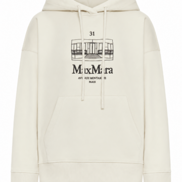 Off-White Graphic Print Hooded Sweatshirt