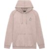 Dusty Pink Acid Wash Pullover Hoodie